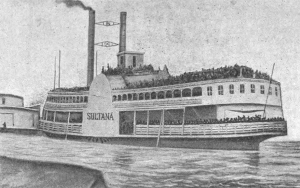 Sultana Mississippi River April 1865